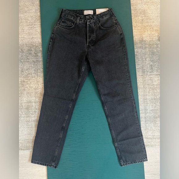 Everlane The 90’s Hourglass Jean Washed Black Size 28 High Waist Runs Sm… - Picture 2 of 9